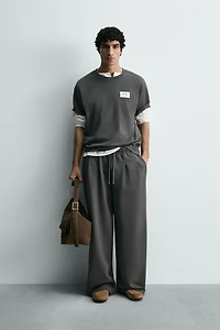 INTERLOCK WIDE FIT JOGGER PANTS