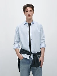 Chemise regular fit en lin