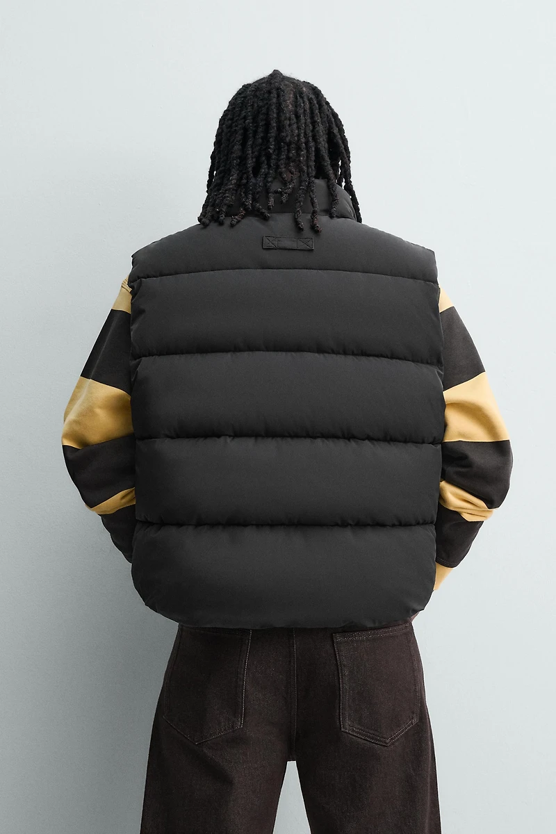 CROPPED FIT PADDED VEST