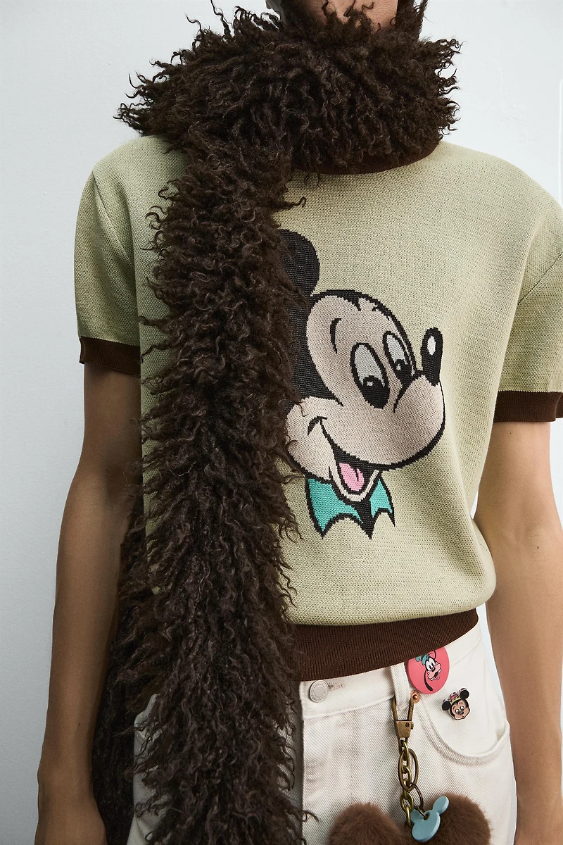 MICKEY MOUSE KNIT T-SHIRT HARRY LAMBERT FOR ZARA X DISNEY