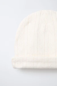 POINTELLE HEART LAYETTE SET AND POUCH