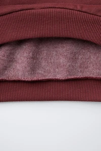 HOODED SWEATSHIRT WITH TEXT