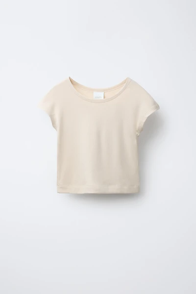 T-SHIRT WITH COTTON AND MODAL