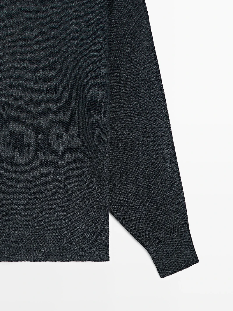 Pull en maille fluide de coton