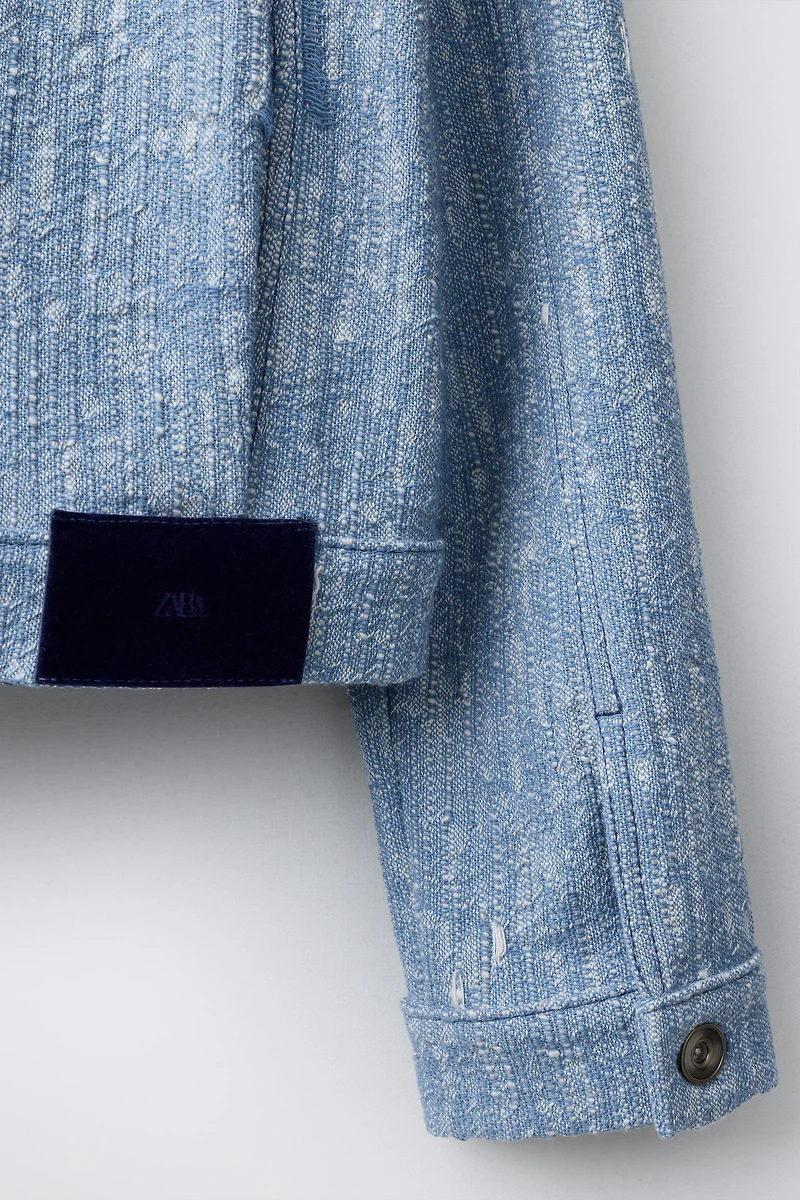 TEXTURED TRUCKER JACKET