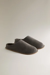 SABOT CUIR CHAUD
