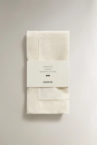 HEMSTITCHED COTTON NAPKIN