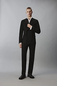 DOUBLE BREASTED TUXEDO BLAZER