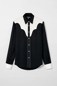 CHEMISE WESTERN À CONTRASTE BOBBY GILLESPIE X ZARA