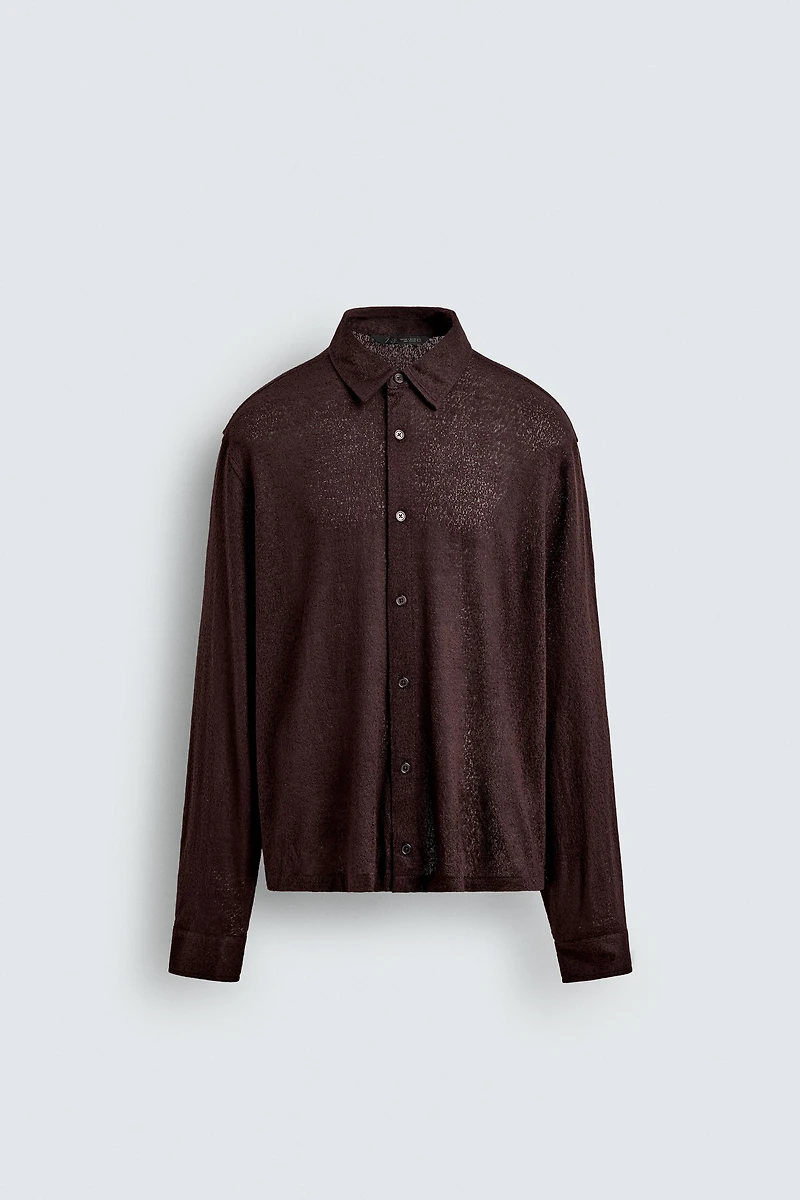 TEXTURED JACQUARD SHIRT