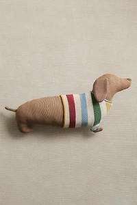 KIDS KNITTED DOG CUSHION