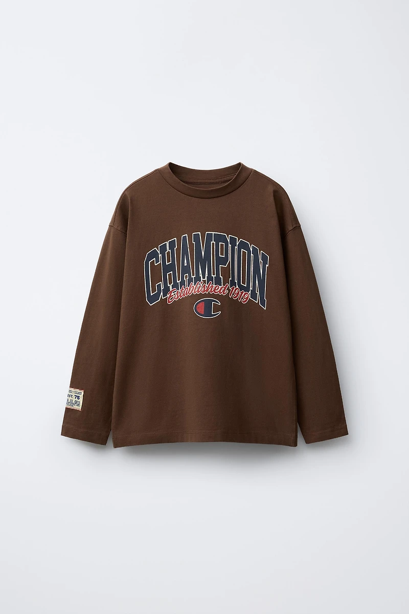 CHAMPION ® X ZARA LOGO PRINT T-SHIRT