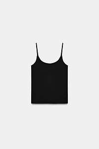 POLYAMIDE SPAGHETTI STRAP TANK TOP