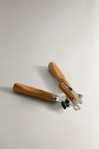 OAK WOOD MANUAL CAN OPENER