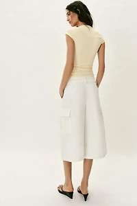 SQUARE NECKLINE T-SHIRT