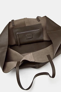SAC MAXI CABAS EN CUIR