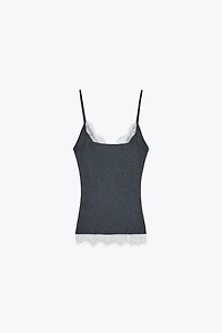 LACE STRAPPY TOP