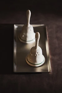 CHRISTMAS BELL SALT AND PEPPER SHAKER SET