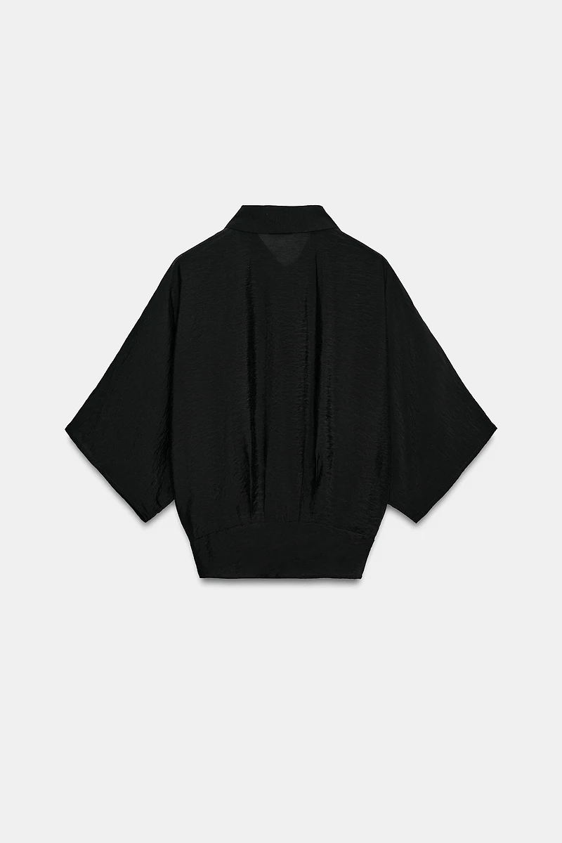 SHORT SLEEVE KNOTTED SHIRT