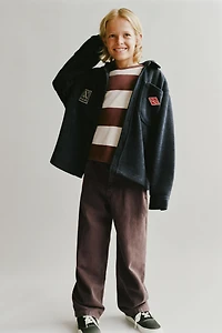 COMFORT FLEECE CORDUROY OVERSHIRT