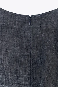 ZW COLLECTION DENIM MIDI DRESS