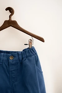 ZARA TIMELESS - PANTALON BALLON EN TWILL AVEC LAINE