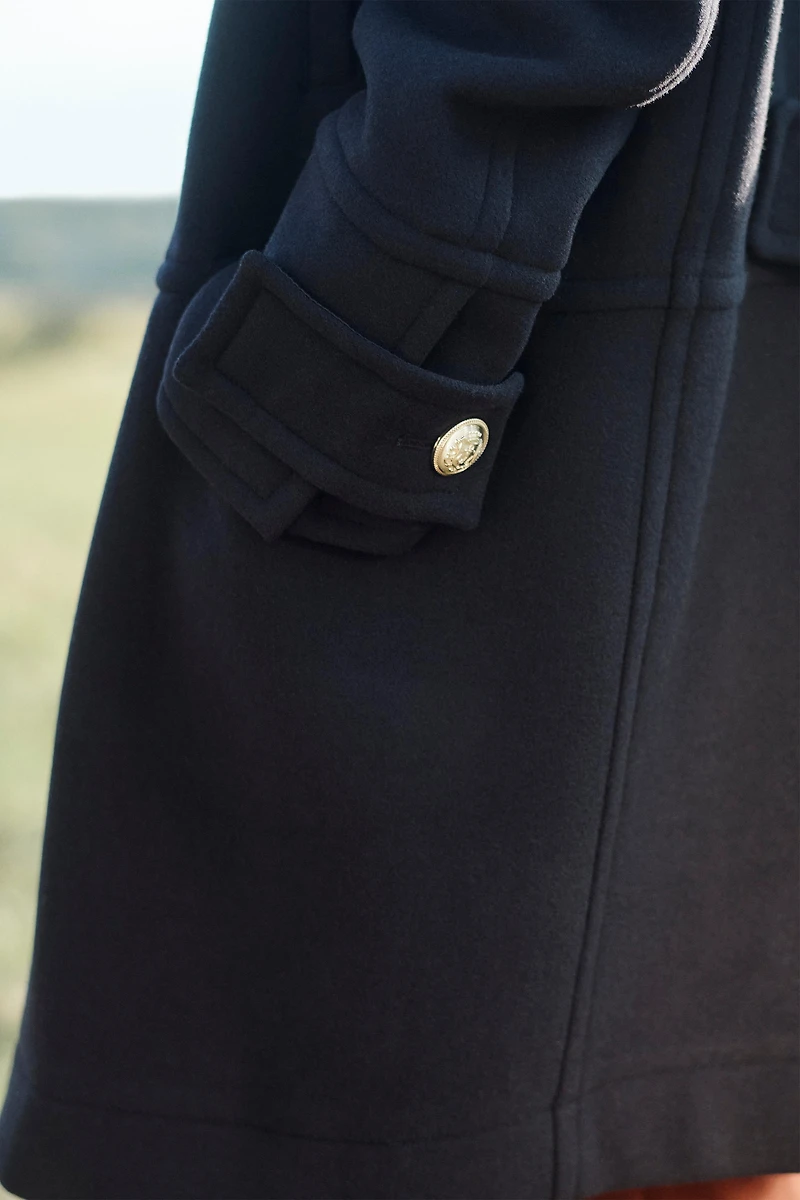 LIMITED EDITION WOOL BLEND DOUBLE BREASTED COAT