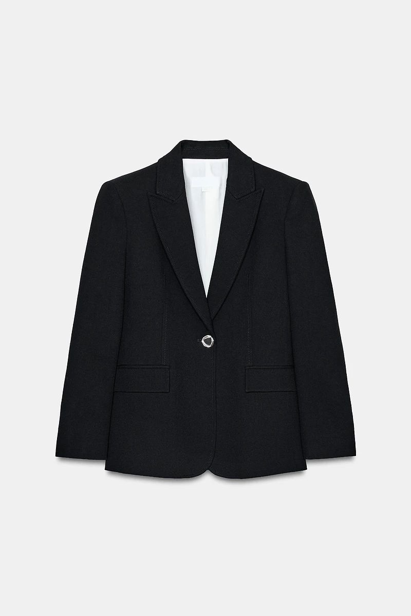 TAILORED SHOULDER PAD BLAZER