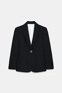 TAILORED SHOULDER PAD BLAZER