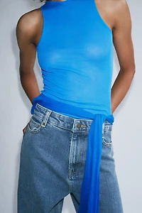 ZW COLLECTION HIGH WAIST WIDE LEG JEANS