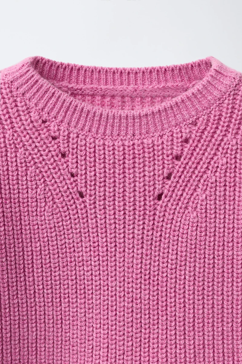 EMBROIDERED HEART SHIRT WITH KNIT VEST