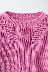 EMBROIDERED HEART SHIRT WITH KNIT VEST