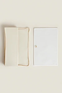 FOLDABLE STORAGE BOX WITH LID