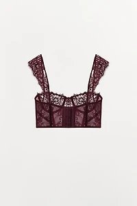 SOUTIEN-GORGE À ARMATURES EN DENTELLE
