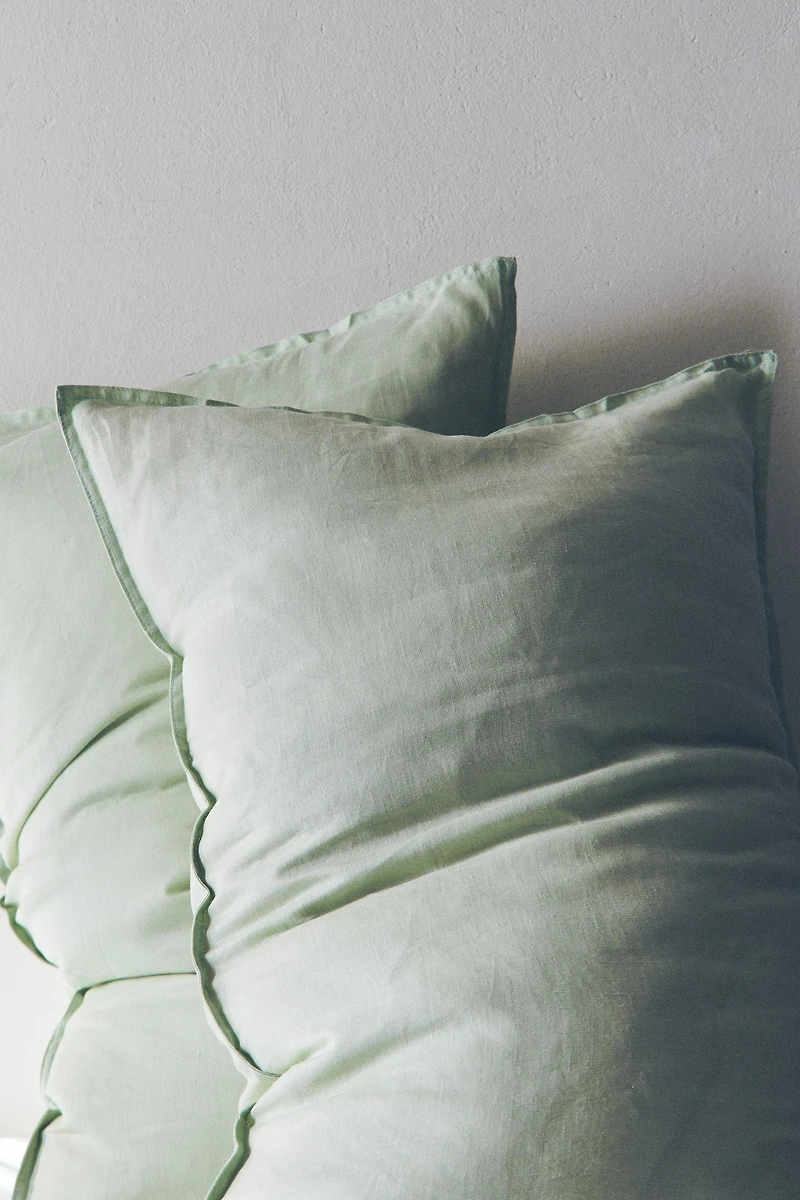 (140 GxM²) WASHED LINEN PILLOWCASE