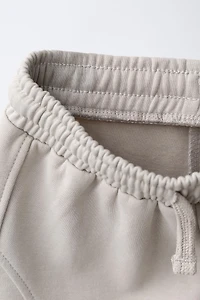 INTERLOCK SWEATSHIRT AND BARREL PANTS JOGGING SET