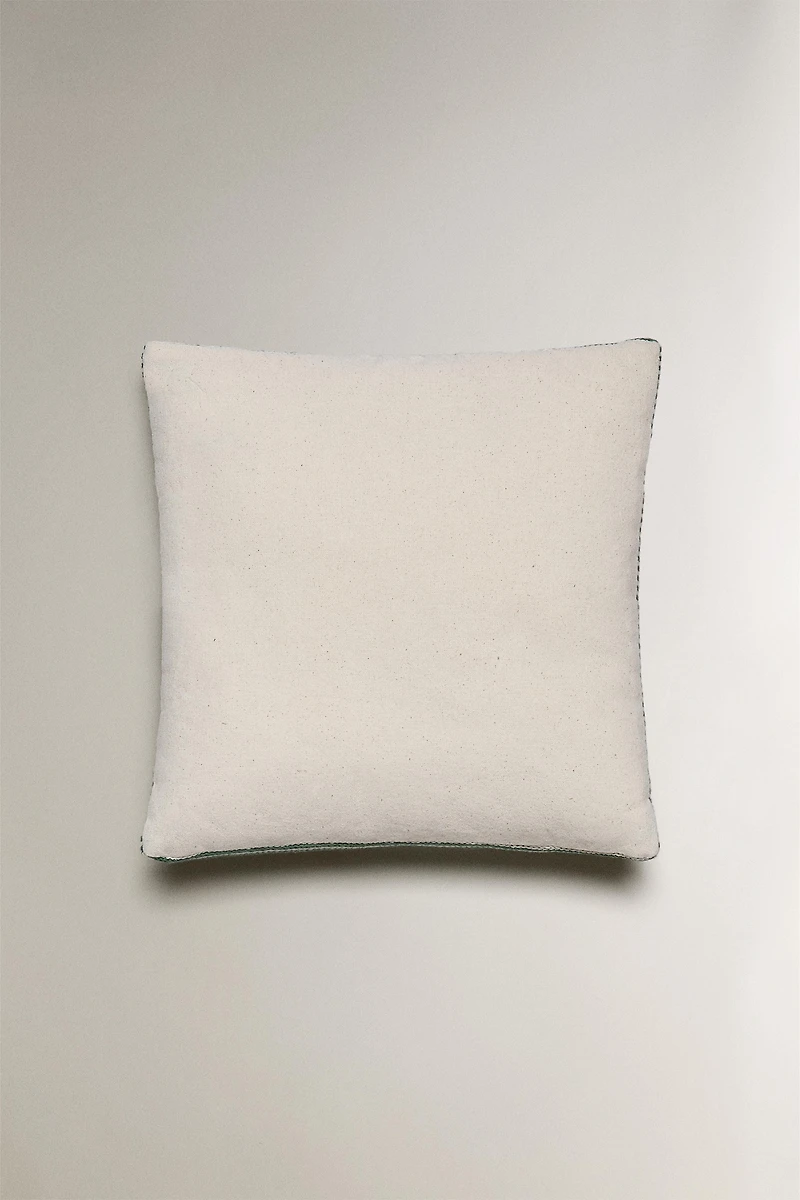 CHILDREN'S EMBROIDERED LETTER Y THROW PILLOW