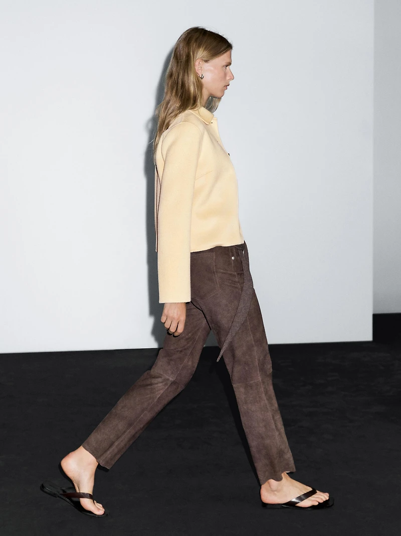 Short wool blend coat