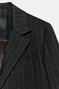ZW COLLECTION STRIPED LINEN BLAZER