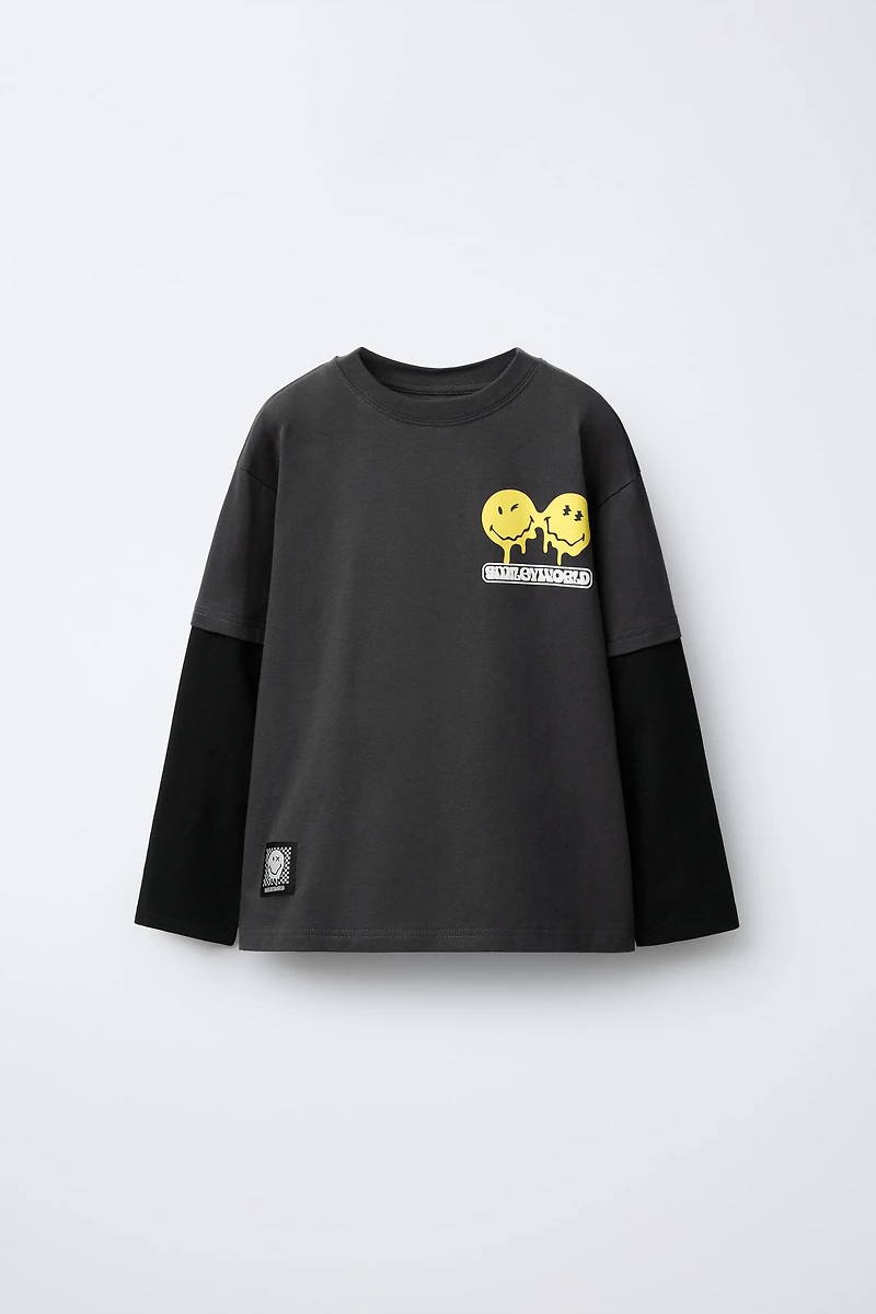 SMILEYWORLD ® DOUBLE SLEEVE T-SHIRT