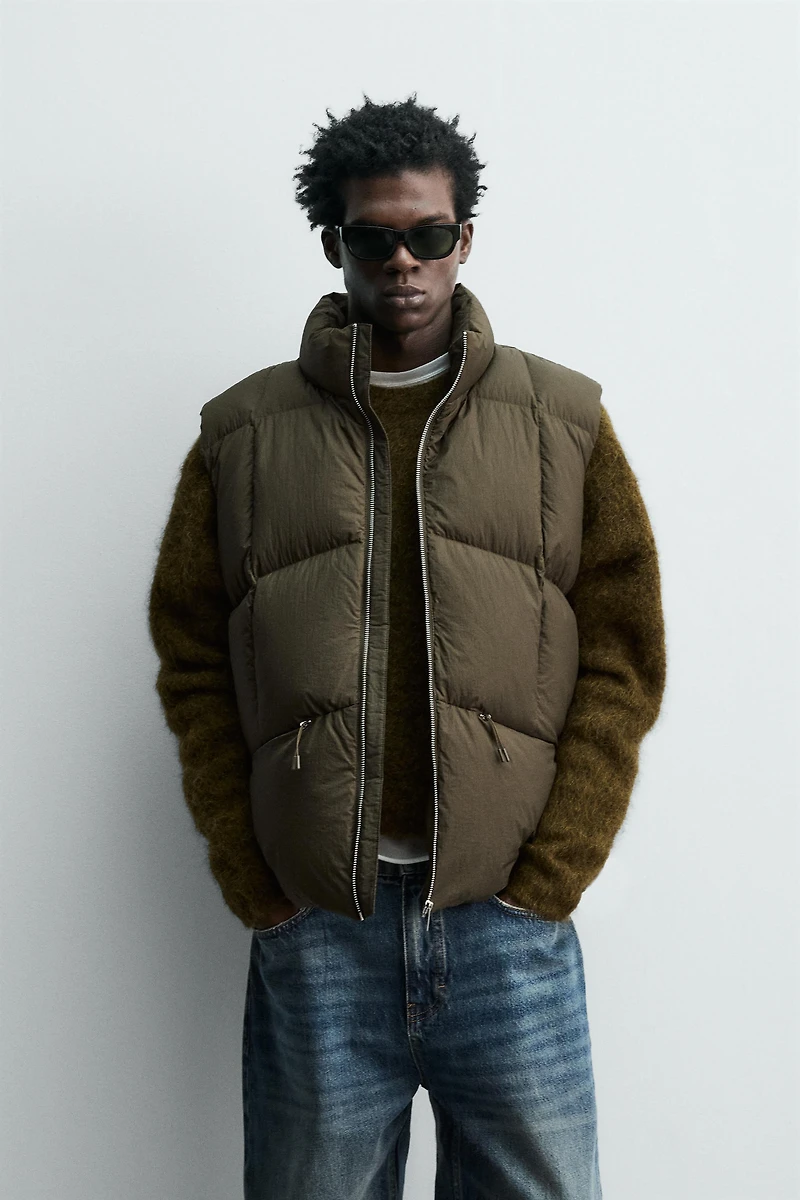 GILET DOUDOUNE 100 % PLUME