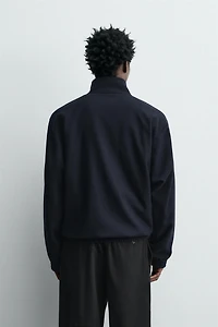 REVERSIBLE WOOL - CASHMERE BOMBER JACKET