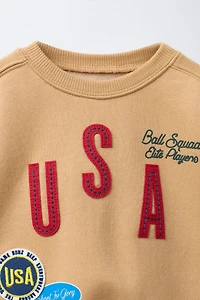 PATCH APPLIQUÉ SWEATSHIRT