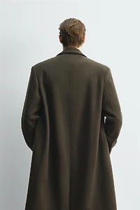 DOUBLE BREASTED WOOL BLEND COAT LIMITED EDITION