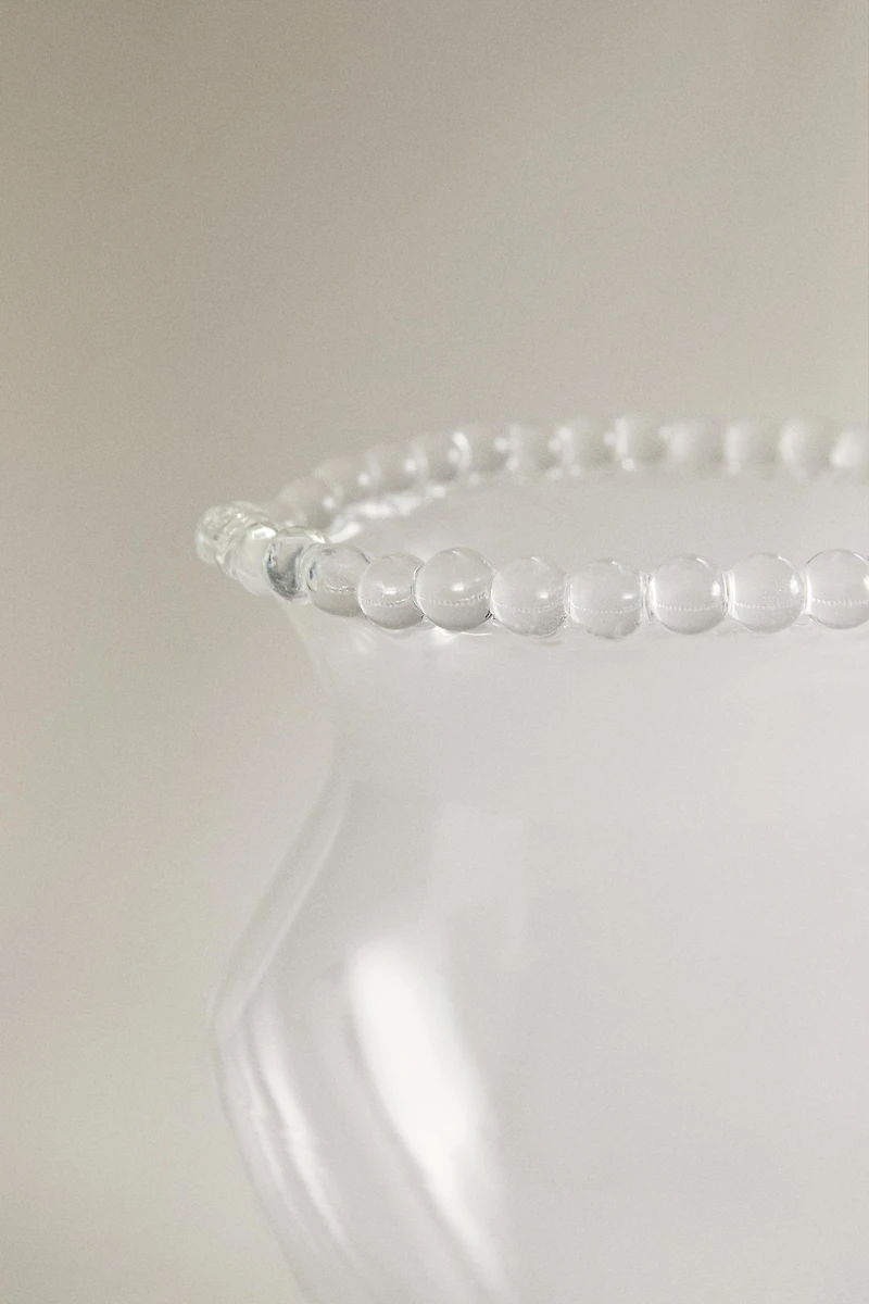 BUBBLE GLASS VASE