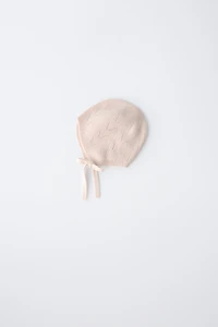 COTTON WOOL BLEND BONNET