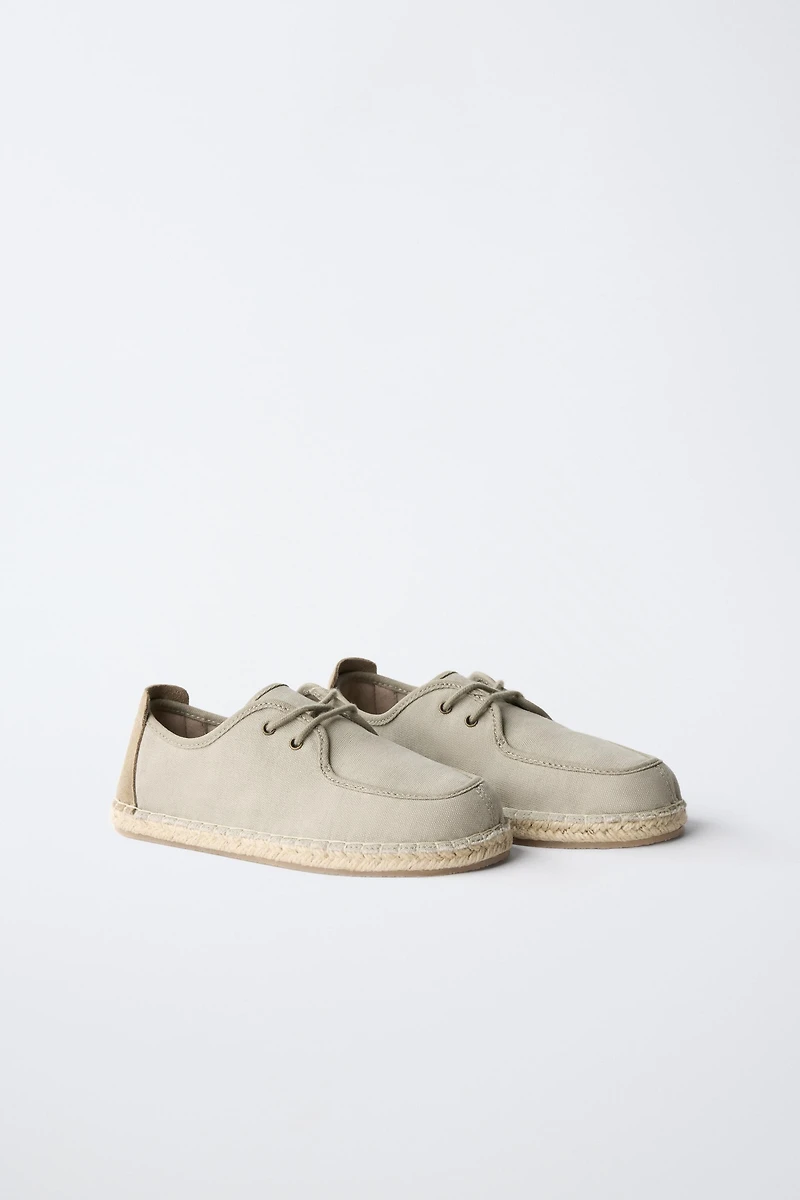 LIMITED EDITION LACE-UP ESPADRILLES