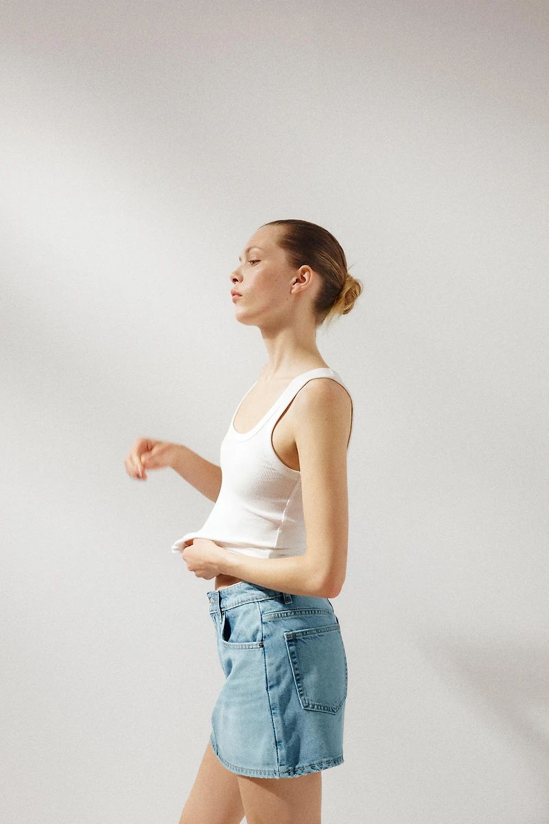 TRF DENIM SKORT