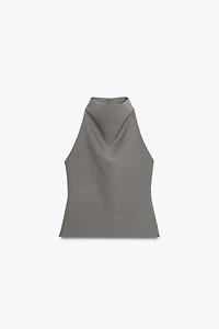 HALTER OPEN BACK TOP