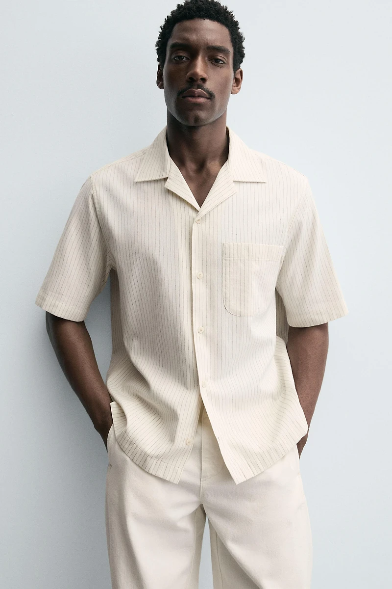 STRIPED POCKET SHIRT